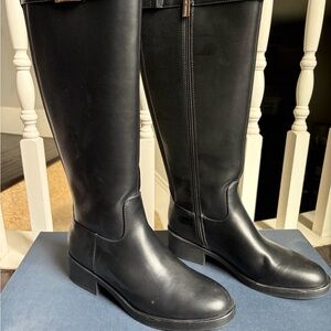 Tommy Hilfiger Black Heeled Boots